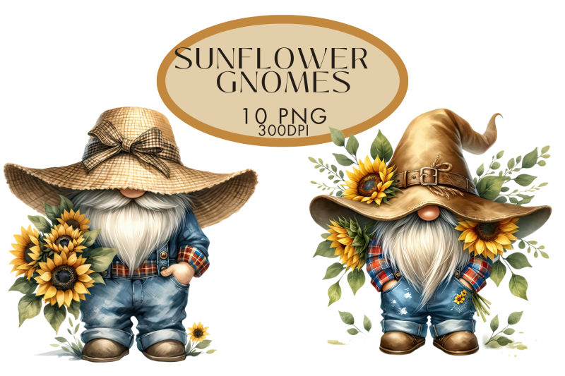 sunflower-gnome-clipart