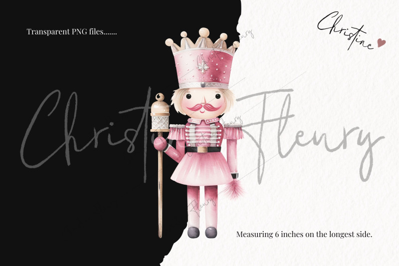 watercolor-pink-nutcracker-clipart