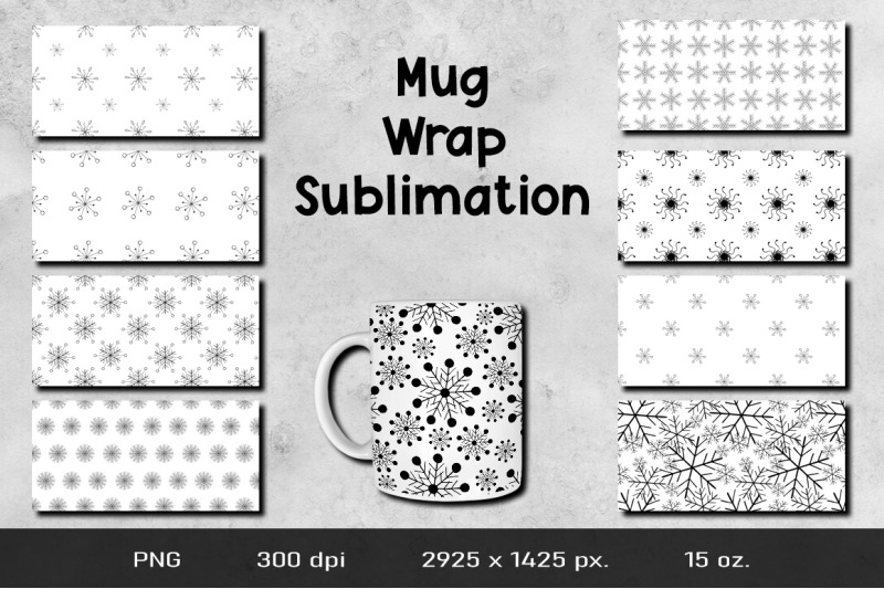 snowflake-mug-wrap-sublimation-design-15-oz