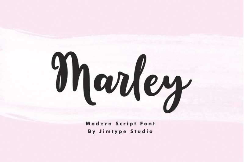marley-modern-script-font