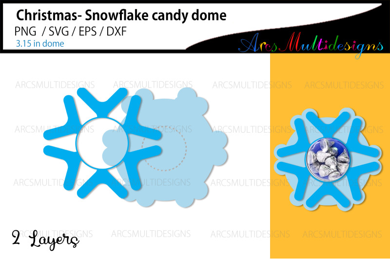 christmas-snowflake-candy-dome