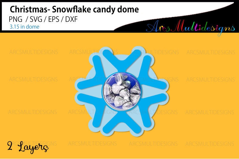 christmas-snowflake-candy-dome