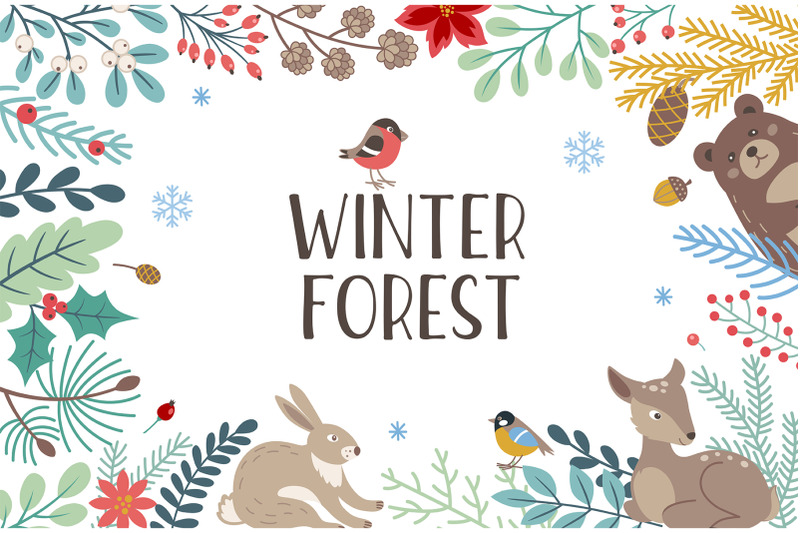 winter-forest-design-kit