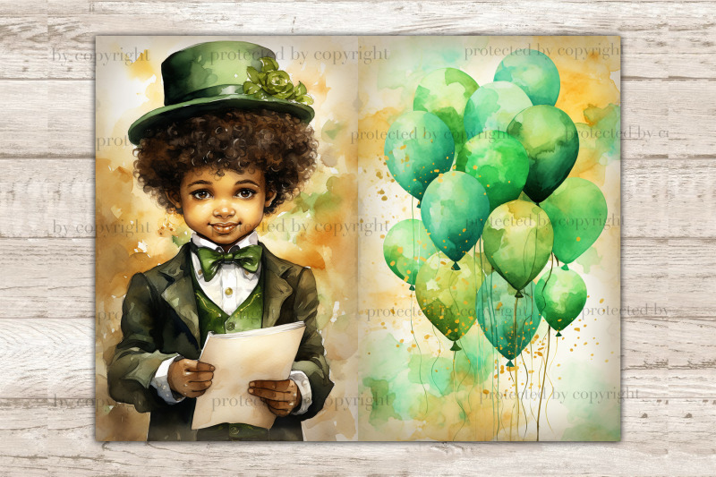 st-patrick-039-s-day-junk-journal-kit-clover-digital-art