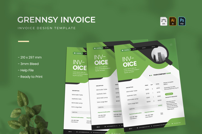 grennsy-invoice