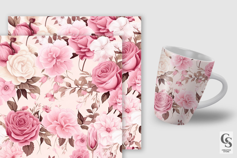 muted-pink-flowers-seamless-patterns