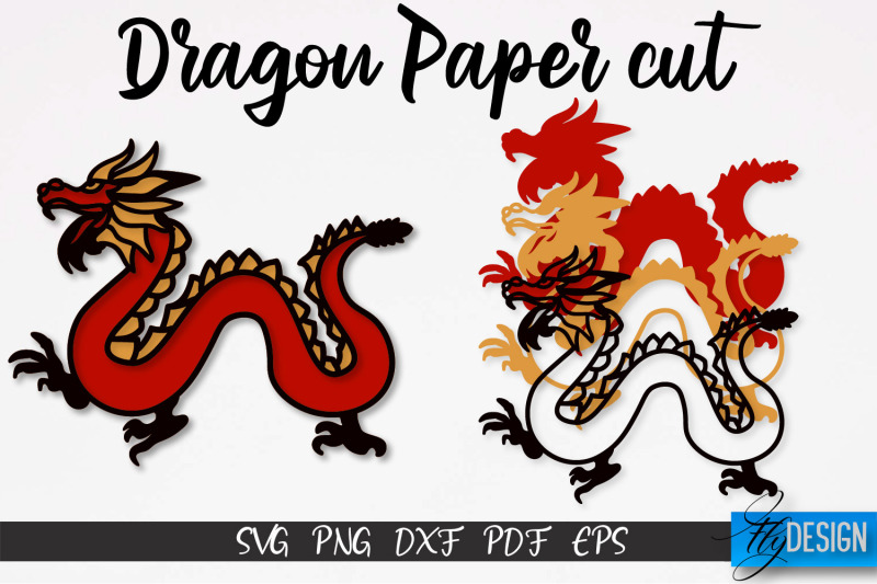 dragon-paper-cut-paper-cut-svg-paper-craft-svg-design