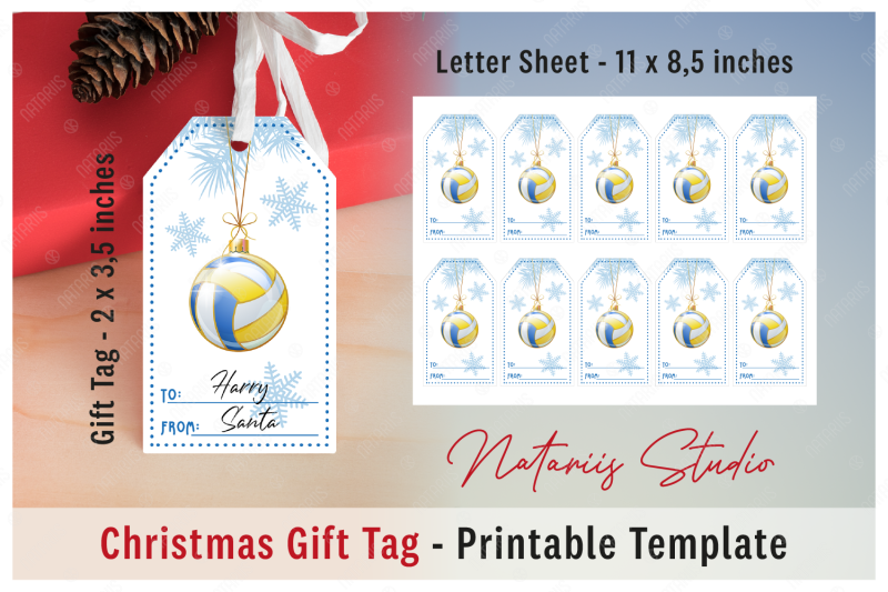 christmas-volleyball-gift-tag-printable-template