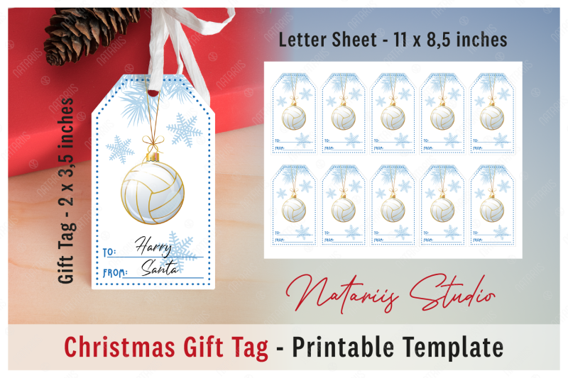 christmas-volleyball-gift-tag-printable-template