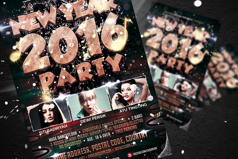 new-year-party-flyer-template