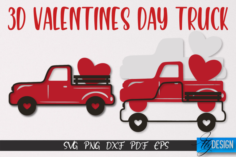 3d-valentine-039-s-day-truck-svg-print-design-svg-file