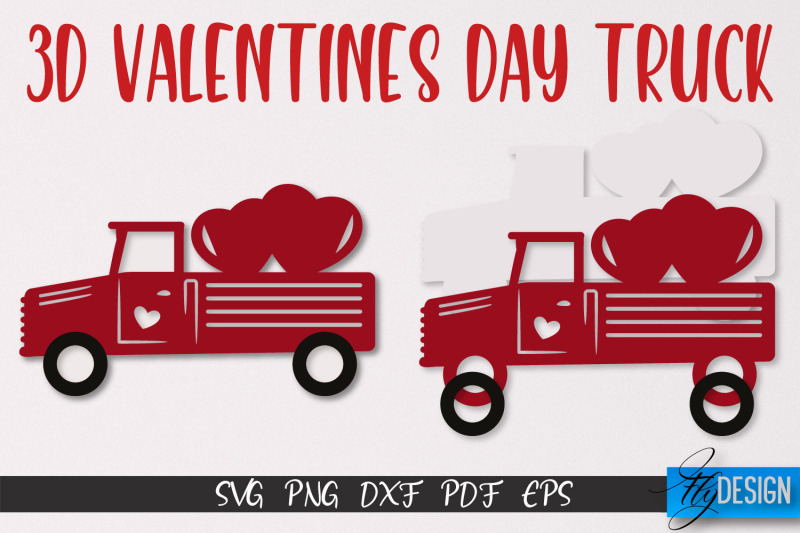 3d-valentine-039-s-day-truck-svg-print-design-svg-file