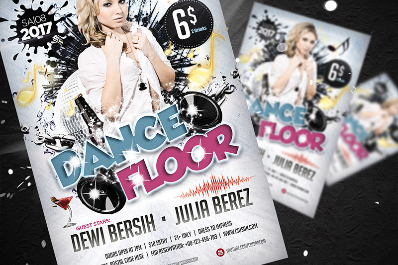 dance-floor-flyer-template