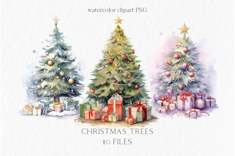 christmas-tree-watercolor-clipart-png
