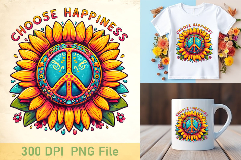 choose-happiness-flower-wheel