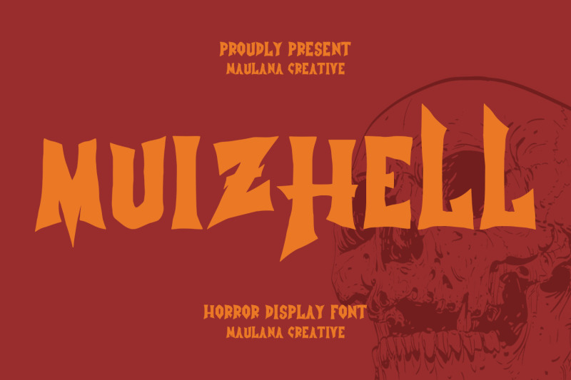 muizhell-horror-display-font