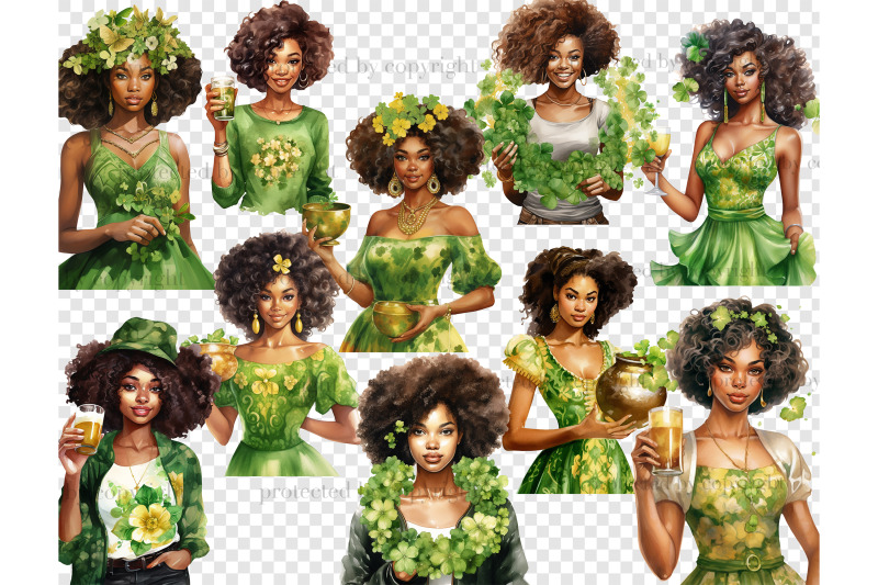 st-patricks-day-clipart-irish-black-girl-clipart