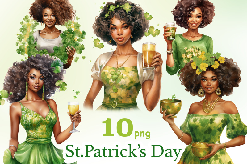 st-patricks-day-clipart-irish-black-girl-clipart