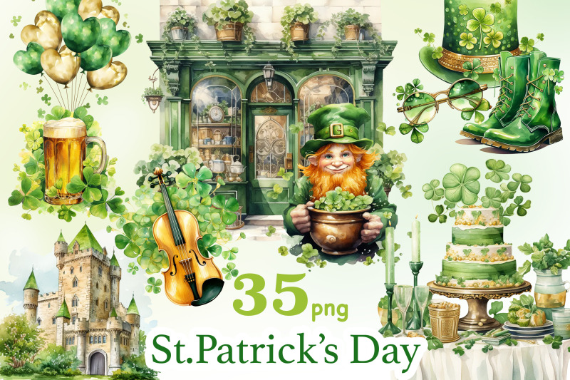 st-patricks-day-clipart-irish-green-illustrations-png