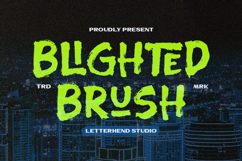 blighted-brush-organic-brush-font