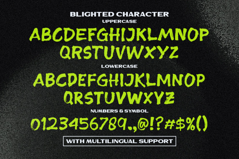 blighted-brush-organic-brush-font