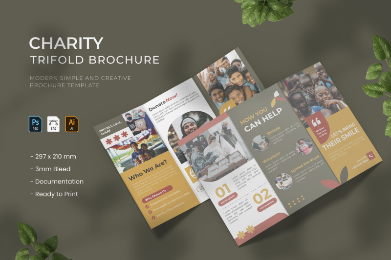 charity-program-trifold-brochure