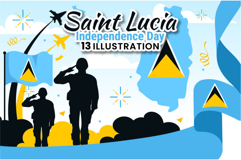 13-saint-lucia-independence-day-illustration