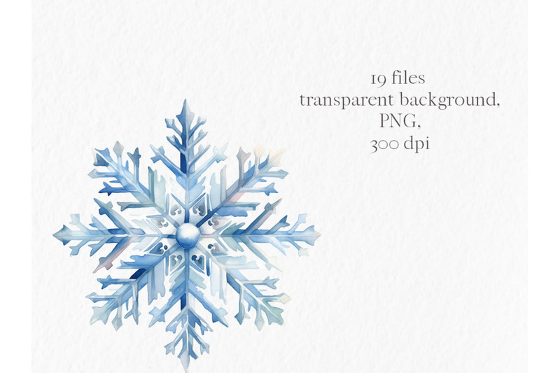 snowflakes-watercolor-clipart-png