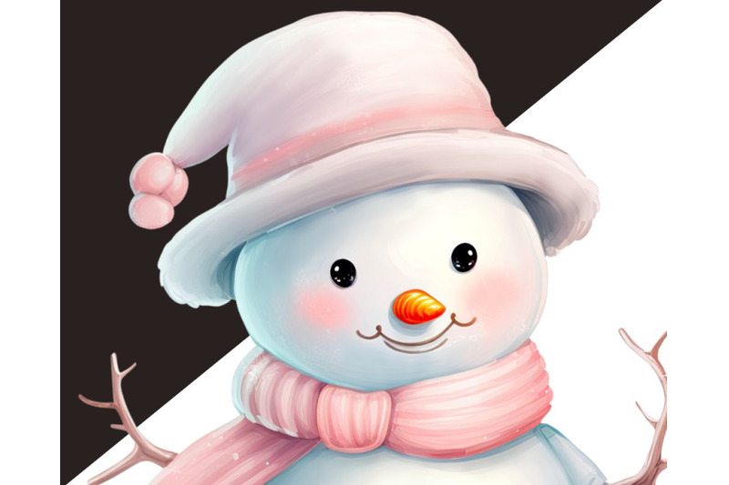 pastel-christmas-clipart-bundle-holiday-snowman-png-christmas-shop