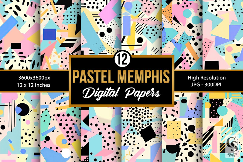 pastel-memphis-patterns-digital-papers