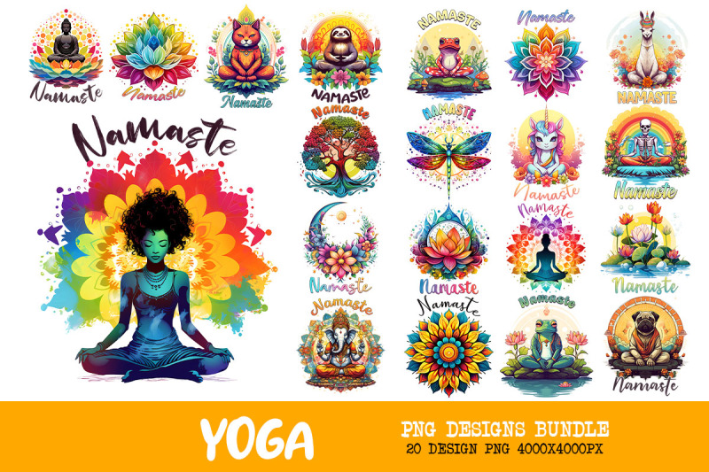 mindful-yoga-art-bundle