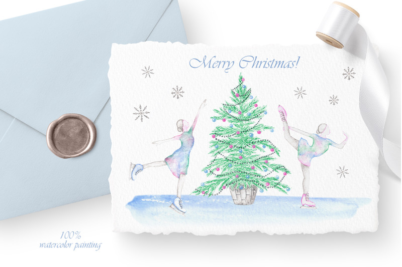 magic-winter-watercolor-clipart-christmas-new-year
