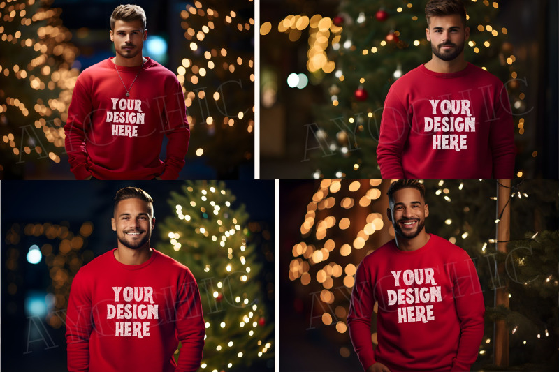 christmas-gildan-18000-man-sweatshirt-mockup