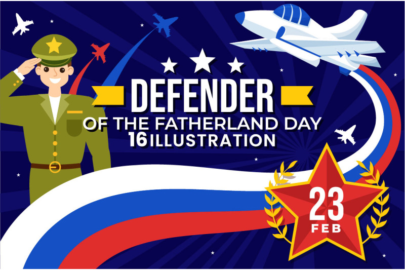 16-defender-of-the-fatherland-day-of-russia-illustration