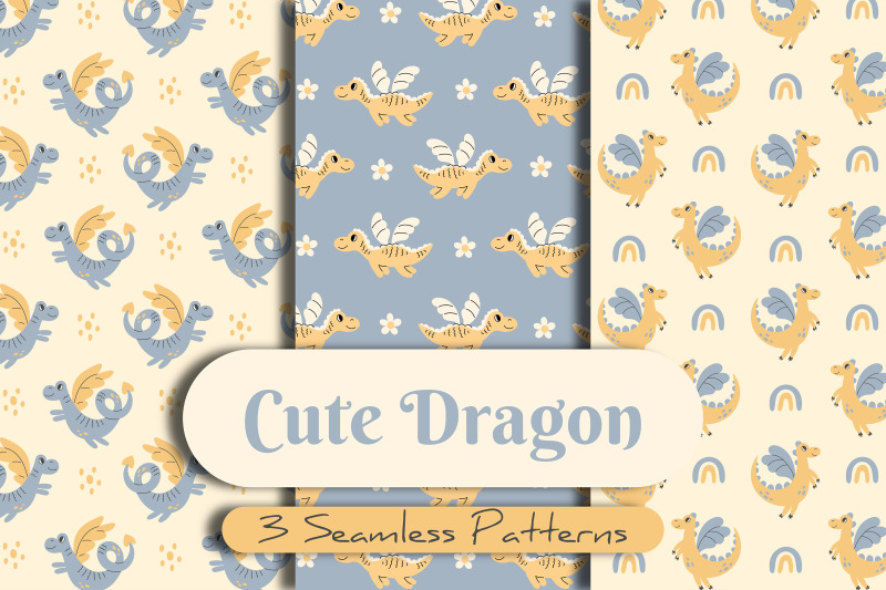 cute-dragon-seamless-patterns