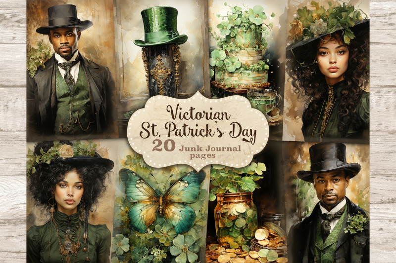 st-patrick-039-s-day-junk-journal-victorian-printable-paper