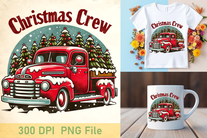 retro-christmas-truck-cheer