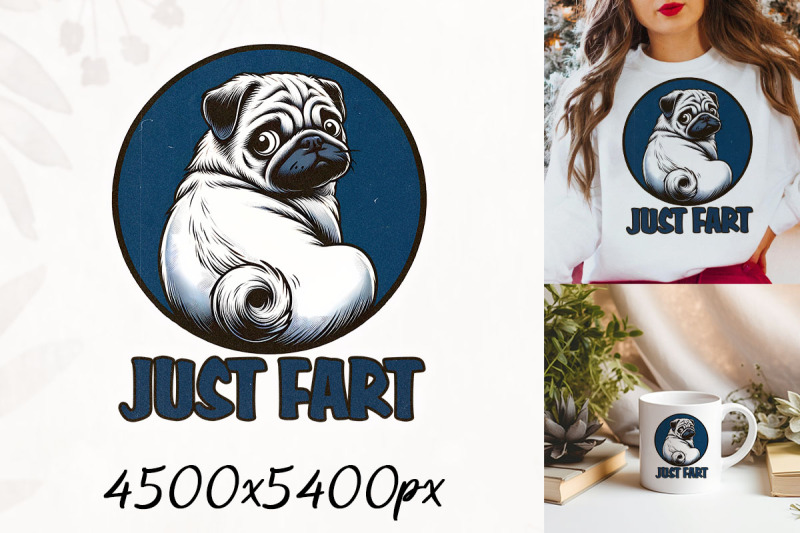 pug-dog-humor-fart-joke