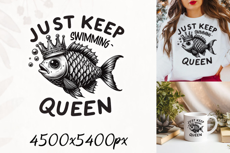 fish-is-swimming-queen