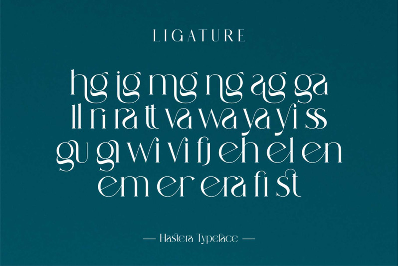 hastera-modern-ligature-serif