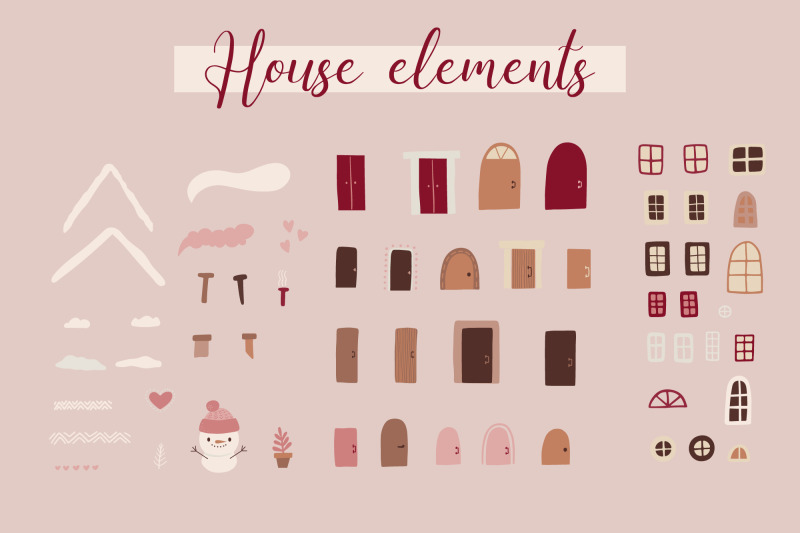 cute-winter-houses-christmas-collection