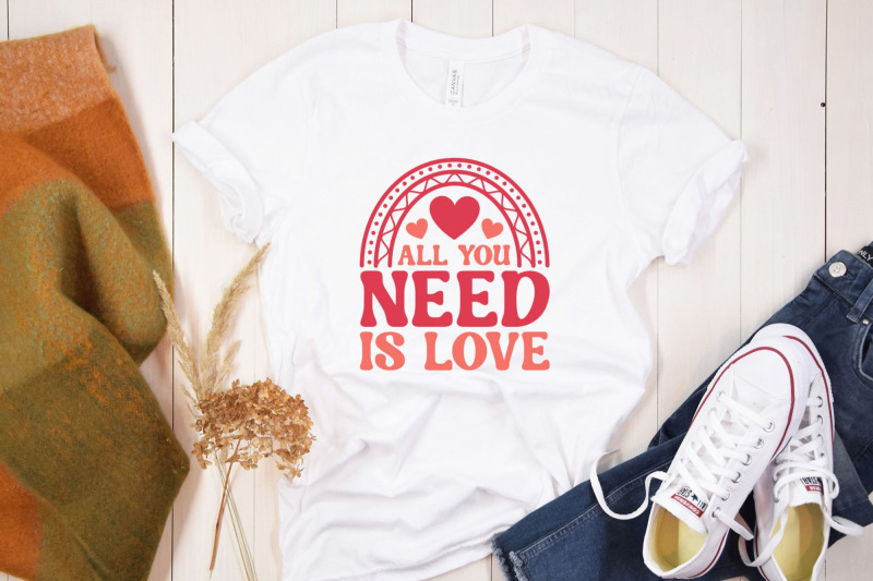 all-you-need-is-love-retro-valentine-svg