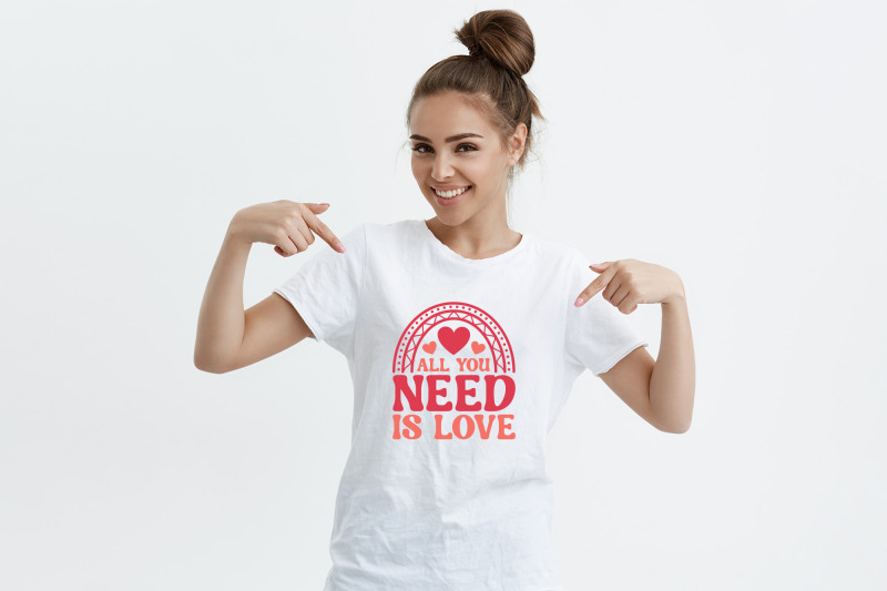 all-you-need-is-love-retro-valentine-svg