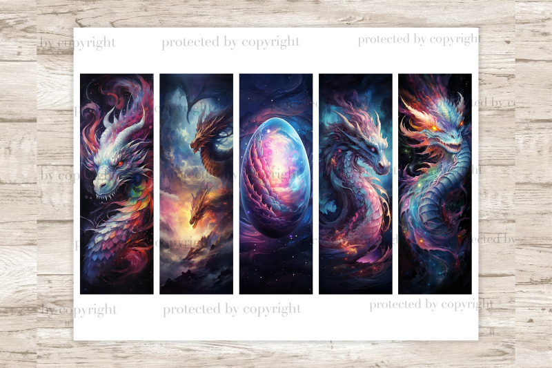 dragon-bookmarks-printable-magical-printable