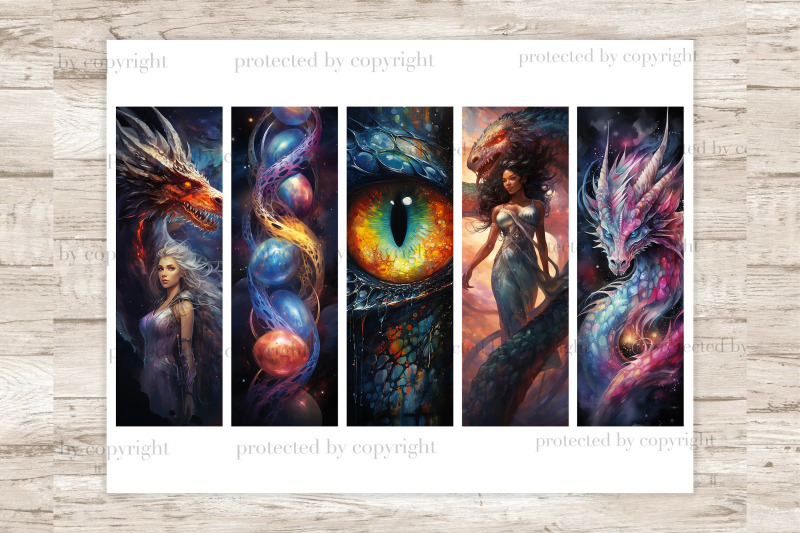 dragon-bookmarks-printable-magical-printable