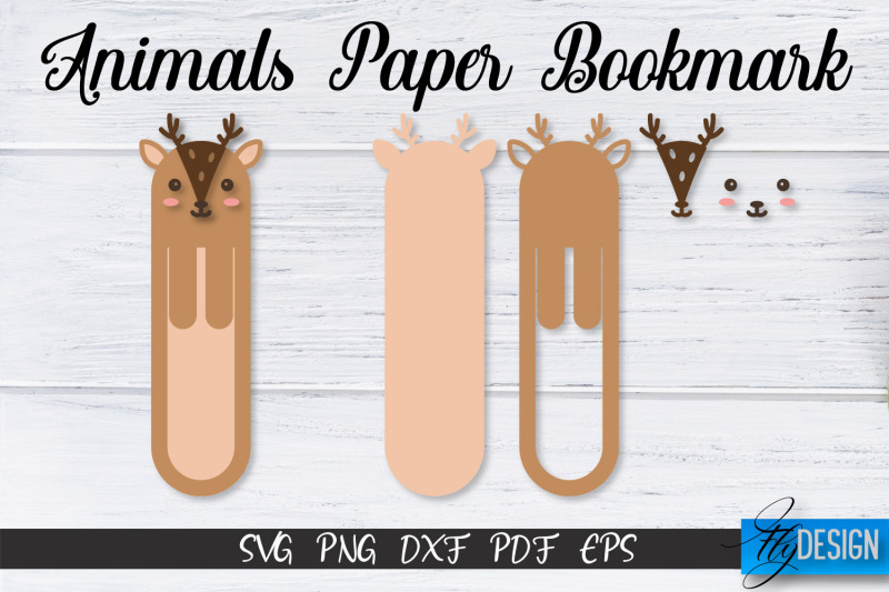 deer-paper-bookmark-svg-bookmark-svg-design-book-lover