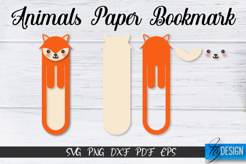 fox-paper-bookmark-svg-bookmark-svg-design-book-lover