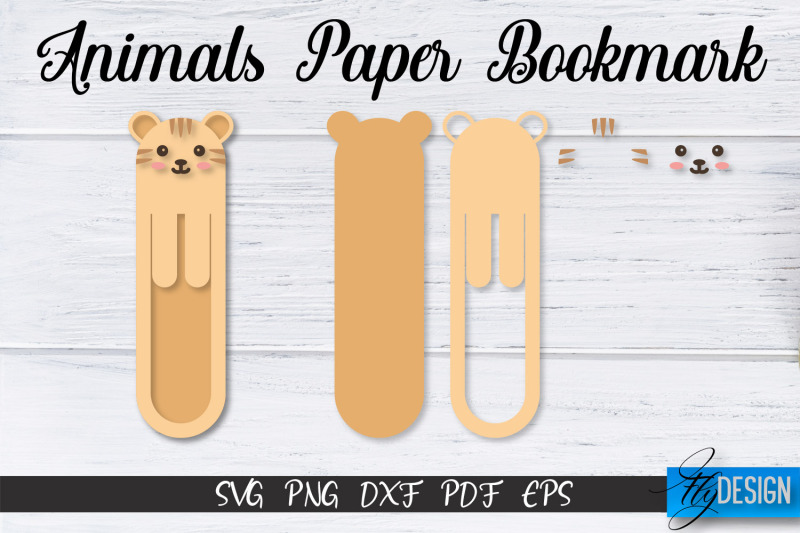 tiger-paper-bookmark-svg-bookmark-svg-design-book-lover