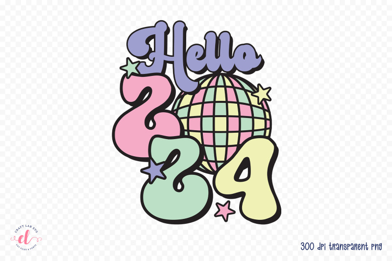 hello-2024-retro-new-year-sublimation