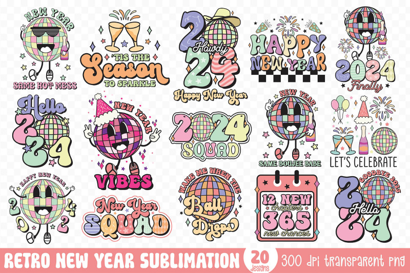 retro-new-year-2024-sublimation-bundle